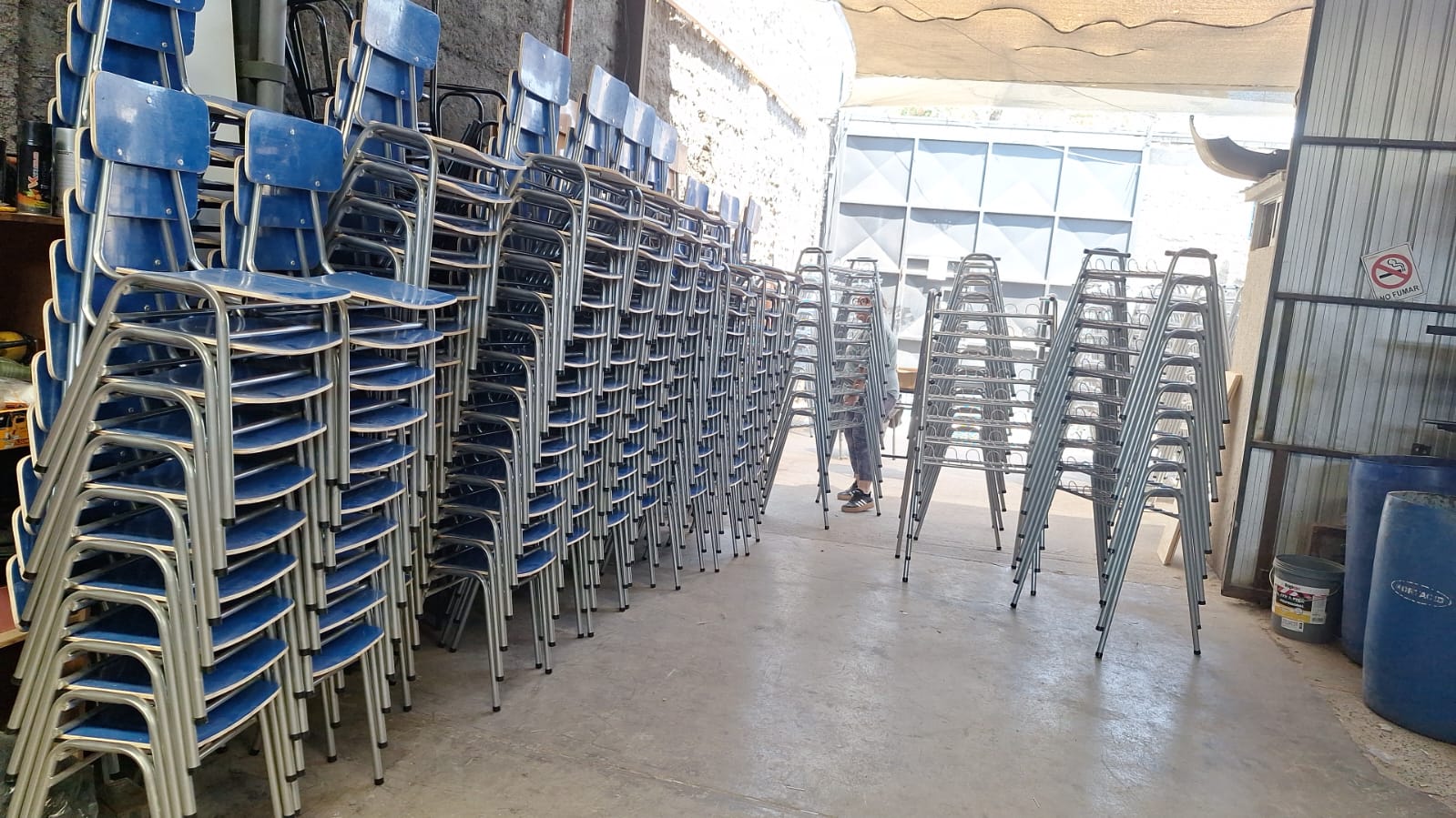 Silla Escolar Estándar Azul